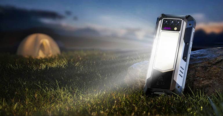Camping light rugged phones for campsite and outdoor use