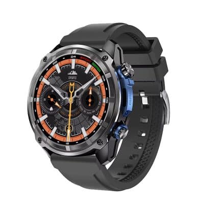 DTG1 Outdoor GPS Smart Watch with 1.43" AMOLED Display, 860mAh Large Battery, Bluetooth Calling, Compass, Barometer, Sports Tracking and 3ATM Waterproof