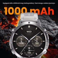 X3 Rugged Smart Watch with 1.73" HD Display, 900mAh Battery, Bluetooth Calling, Health Monitoring, 100+ Sports Modes and 10M Water Resistance - Image 3