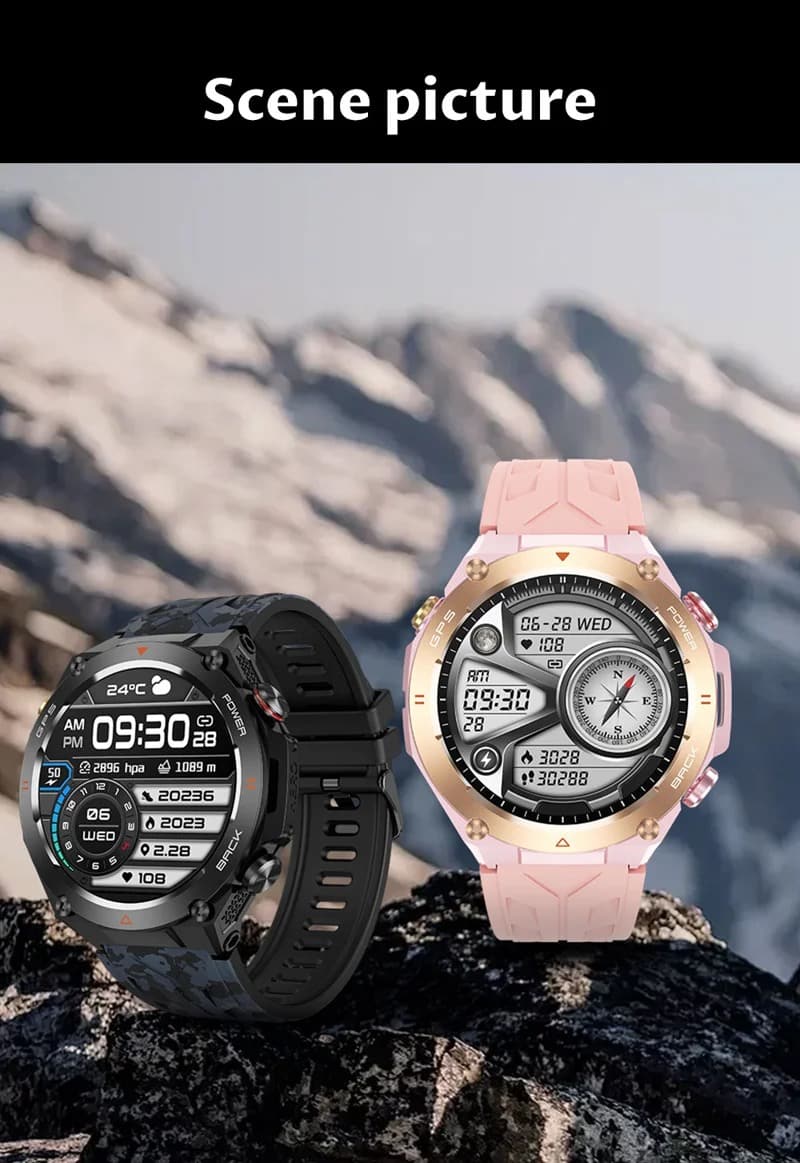 KC82 GPS Smart Watch - Outdoor watch colors