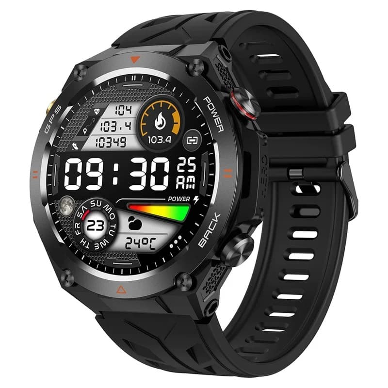 KC82 GPS Smart Watch with Compass, Altimeter and Bluetooth Calling - gallery-01 KC82 GPS Smart Watch with Compass, Altimeter and Bluetooth Calling - gallery 01