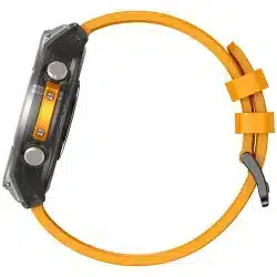 Orange Stratos 4 watch side profile