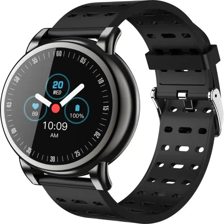 wearablemaster 1 08 inch ips color screen ip67 waterproof smart watch support message reminder heart rate monitor b gallery 01 B8+ smart watch product image