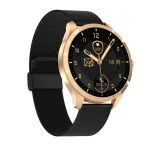 1.28 Inch Round IP67 Smart Watch with Steel Mesh Strap, 30-Day Standby and Female Cycle Reminders | Q9L-WearableMaster