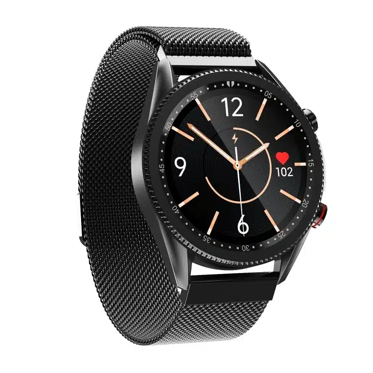 wearablemaster 1 28 inch ips color screen ip67 waterproof smart watch support sleep monitor heart rate monitor blue gallery 01 M98 smart watch product image