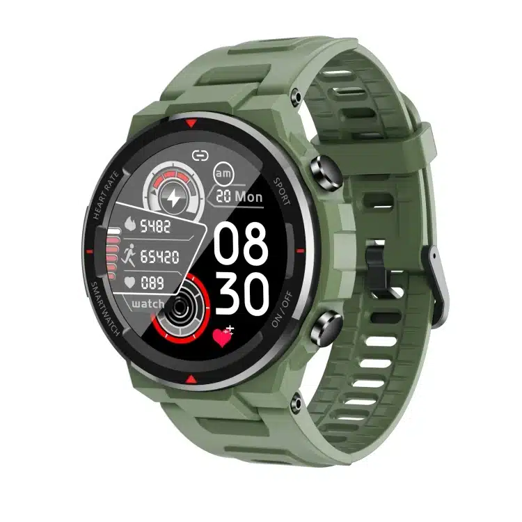 wearablemaster 1 28 inch tft screen ip67 waterproof smart watch support sleep monitoring heart rate monitoring bloo gallery 01 Q70 smart watch product image