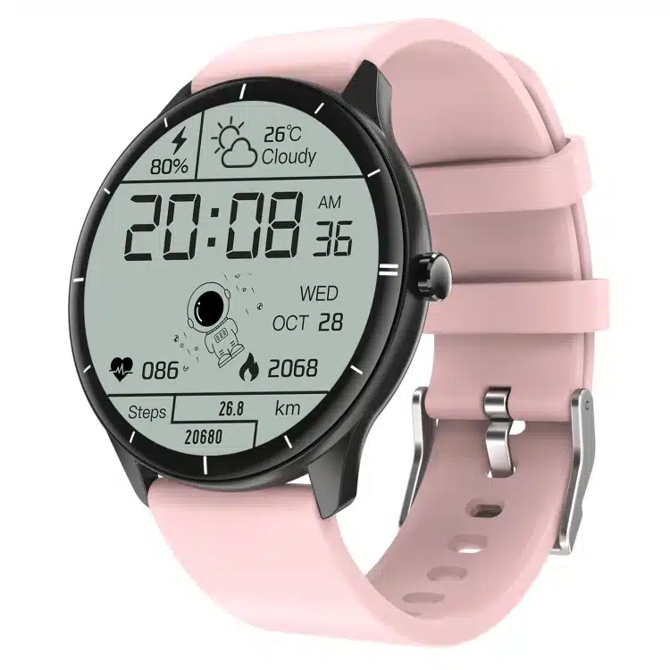 wearablemaster 1 28 inch tft screen ip68 waterproof smart watch support body temperature detection heart rate monit gallery 01 Q21 smart watch product image
