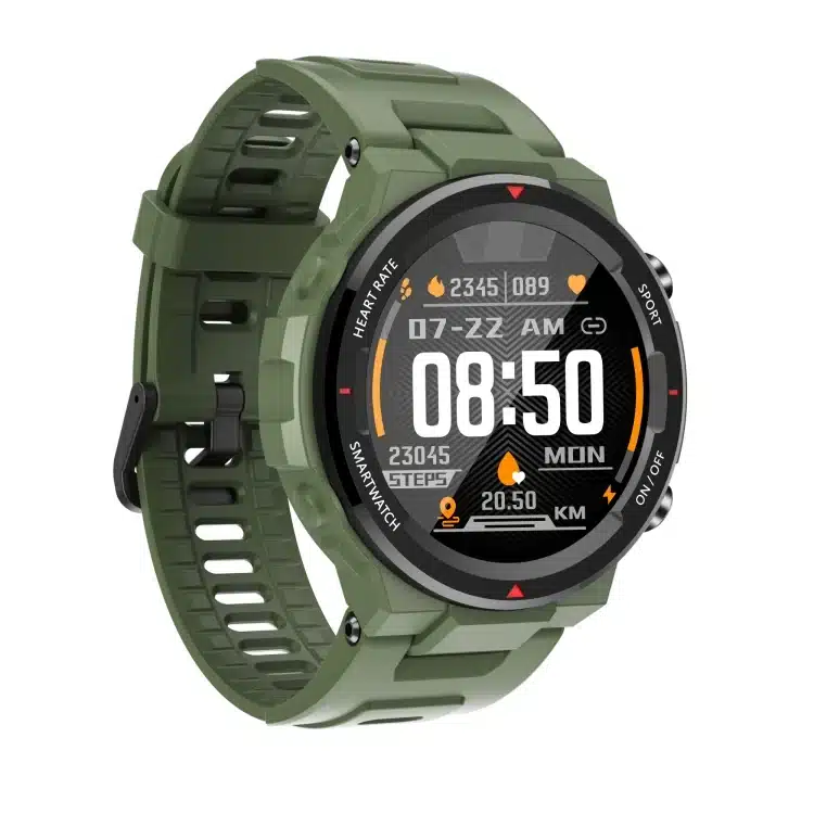 wearablemaster 1 28 inch tft touch screen bluetooth 5 0 ip67 waterproof smart watch support sleep monitoring heart gallery 01 Q70C smart watch product image