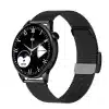 Black Steel + Silicone Straps