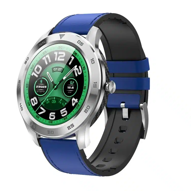 wearablemaster 1 3 inch tft color screen leather watchband smart watch support call reminder heart rate monitoring gallery 01 DT98 smart watch product image