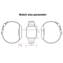 SMA-F1 smart watch feature detail
