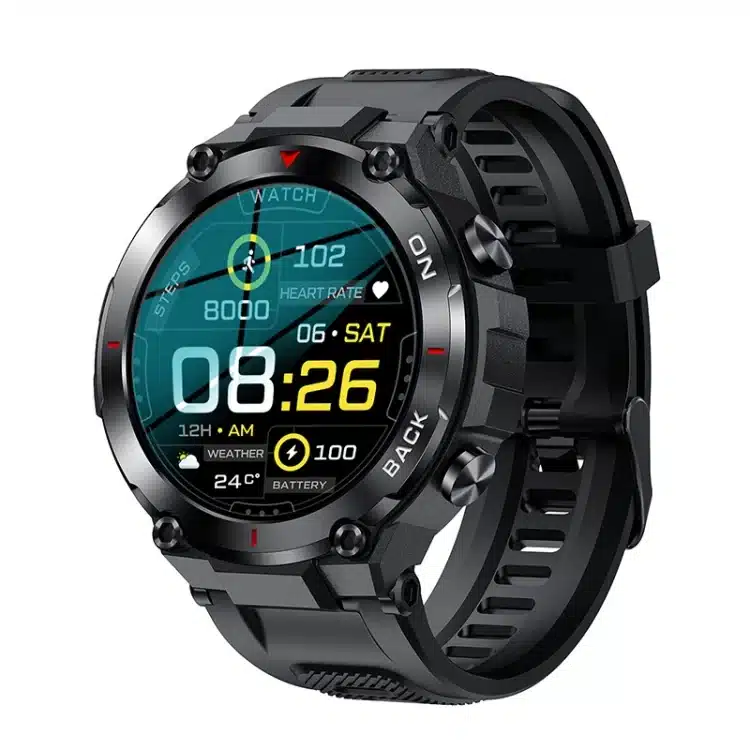 wearablemaster 1 32 inch heart rate monitoring smart watch with gps positioning function k37 wearablemaster gallery 01 K37 smart watch product image