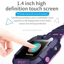 W58 smart watch feature detail
