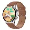 Silver / Leather Strap