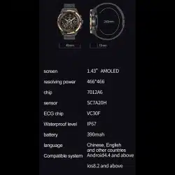 HK98 smart watch feature detail