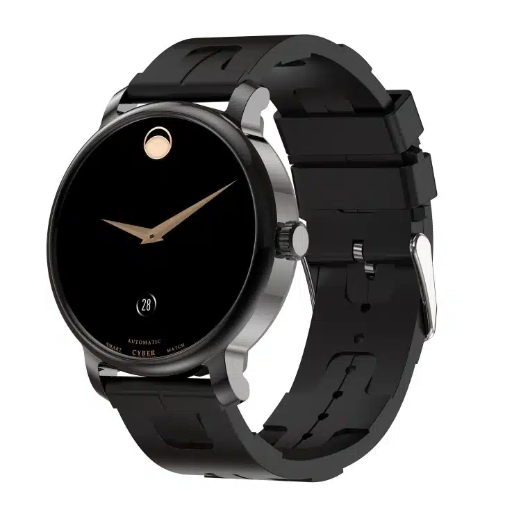 wearablemaster 1 43 inch amoled round screen silicone strap smart watch supports blood oxygen detection lf35 wearab gallery 01 LF35 smart watch product image