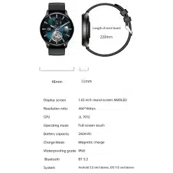 HK89 smart watch feature detail