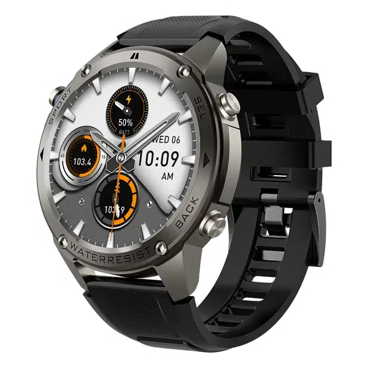 wearablemaster 1 43 inch color screen smart watch support bluetooth call health monitoring dm56 wearablemaster gallery 01 DM56 smart watch product image