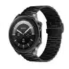 Black Steel + Black Silicone Strap