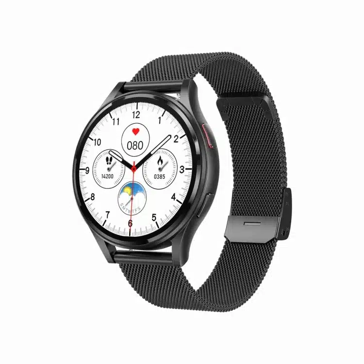 wearablemaster 1 43 inch milanese steel strap bluetooth call smart watch support ecg non invasive blood sugar eda00 gallery 01 EDA0061105 smart watch product image