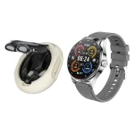 1.46 inch 2 in 1 Bluetooth Earphone Smart Watch, Support Bluetooth Call / NFC / Heart Rate | D9-WearableMaster