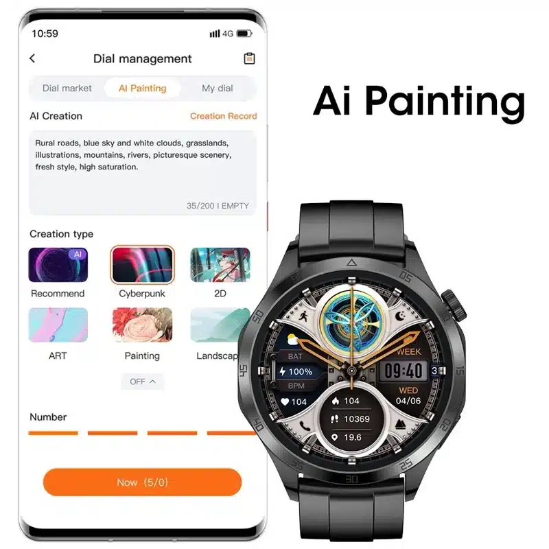 GT4 MAX smart watch product detail 7