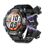 1.52-Inch AMOLED 2-in-1 Smart Watch with Detachable Bluetooth Earbuds, 400mAh Battery and 128MB Storage | T96-WearableMaster