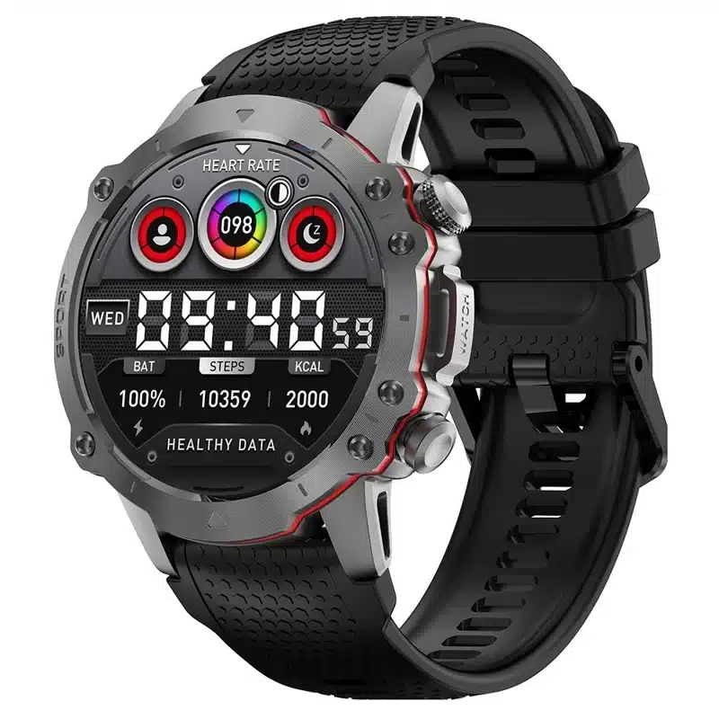 wearablemaster 1 55 inch smart watch health monitor bluetooth compatible calling gps tracking sports watch run8 wearablemaster run8 wearablemaster gallery 01 RUN8 smart watch product image