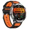 Black Case Orange Silicone Strap / Silicone Strap