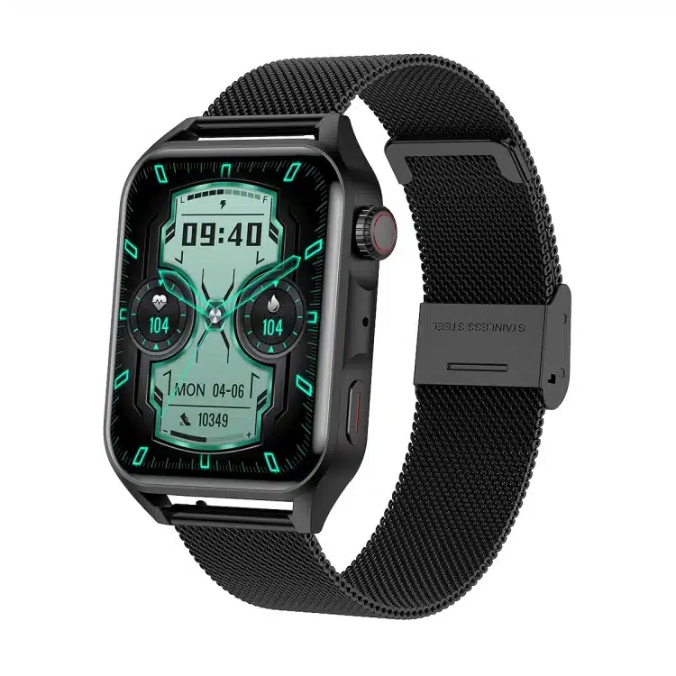 wearablemaster 1 78 inch square screen steel strap smart watch supports bluetooth call function blood oxygen monito gallery 01 5HK28 smart watch product image