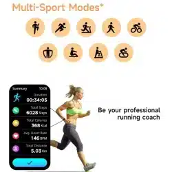 T62 smart watch product image