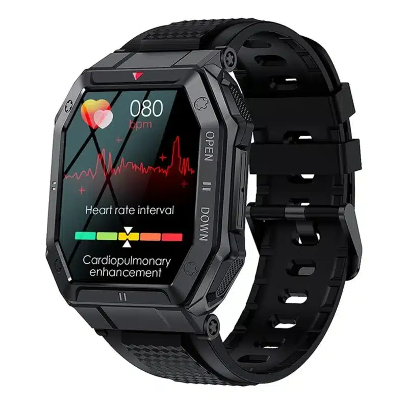 wearablemaster 1 85 ips smart watch bluetooth compatible call music watch outdoor multi sport mode health watch with heart rate blood k55 wearablemaster gallery 01 K55 smart watch product image