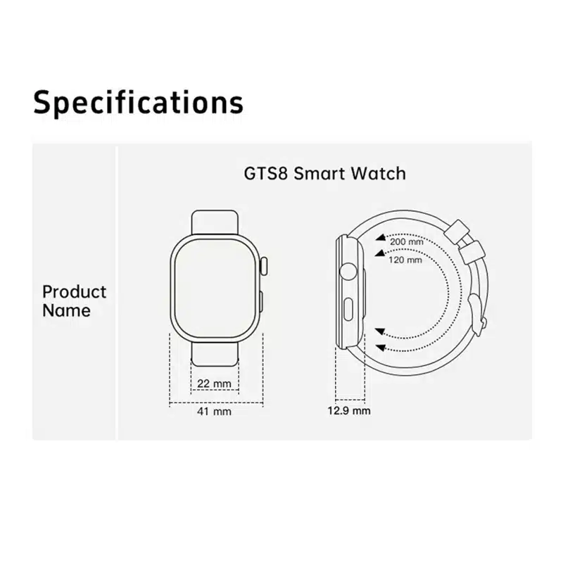 GTS8 smart watch product detail 7