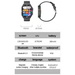 HK96S smart watch feature detail