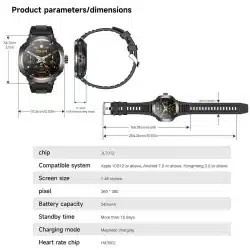 D13 smart watch feature detail