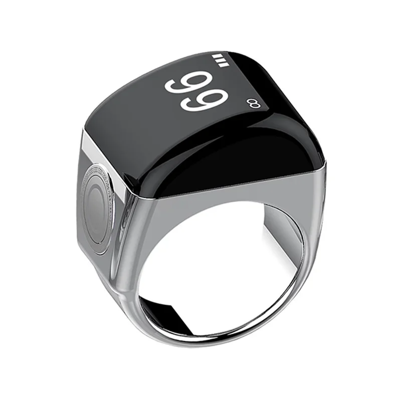 wearablemaster 20mm zinc alloy digital smart ring tasbeeh tasbih ring azan quran ring counter azan zikr ring qb702 gallery 01 QB702 smart ring product image