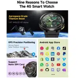 UNIWA DM300 smart watch feature detail