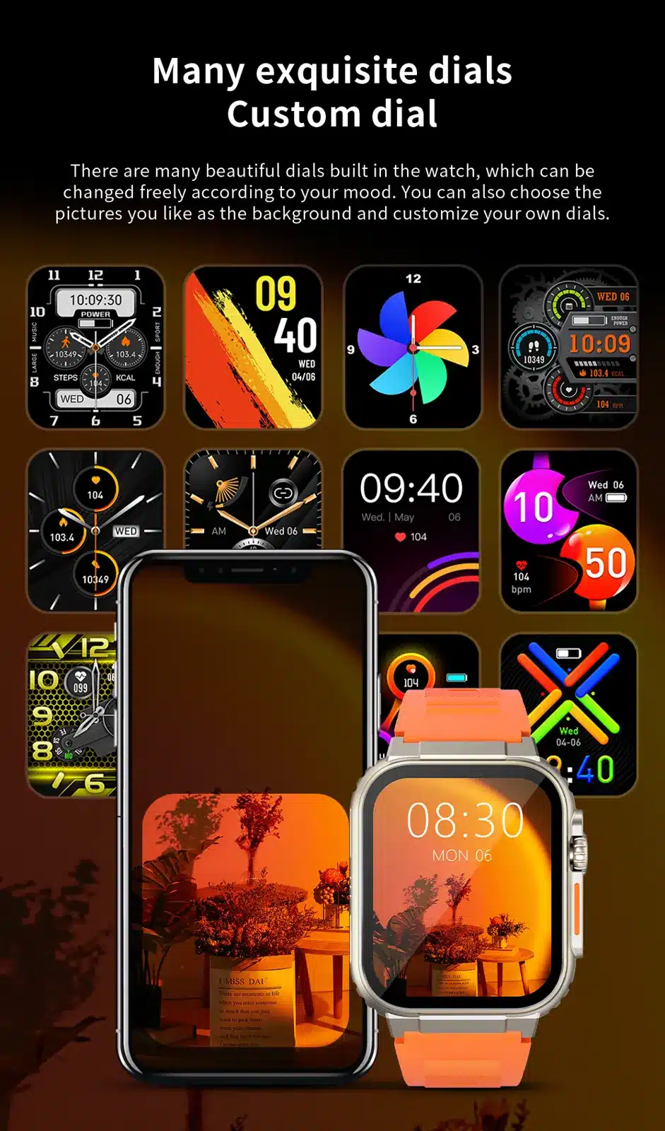 A70 smart watch source detail 14