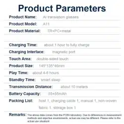 A11 smart glasses product image