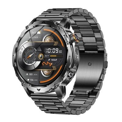 AK102 Steel Strap GPS Smart Watch - gallery 01