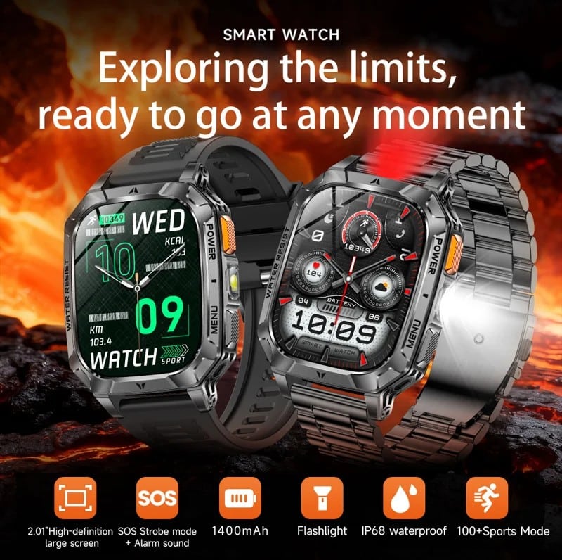 AK103 Outdoor Smart Watch - detail 01