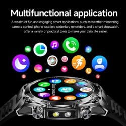 AK105 Camouflage Strap Smart Watch - gallery 08