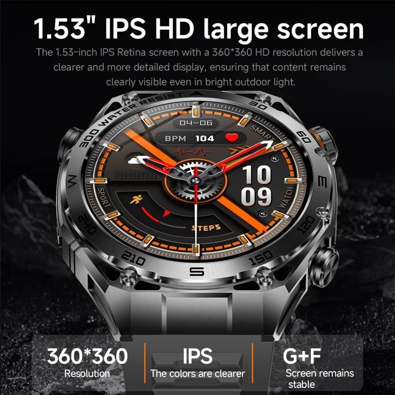 AK105 Steel Strap Smart Watch - gallery 02