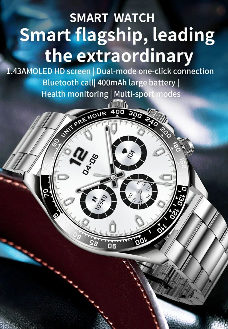 AK63 AMOLED Bluetooth Calling Smart Watch - detail 01