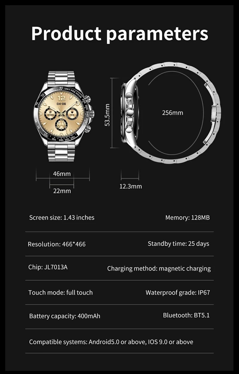 AK63 AMOLED Bluetooth Calling Smart Watch - detail 14