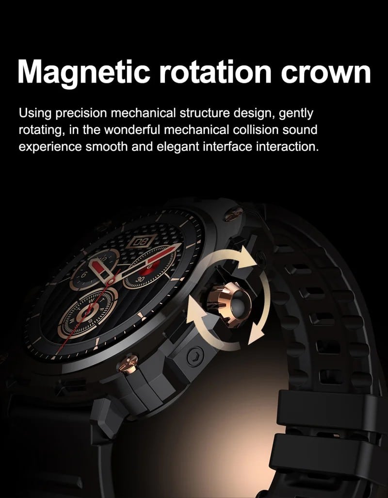 AK71 Steel Strap AMOLED Smart Watch - detail 05