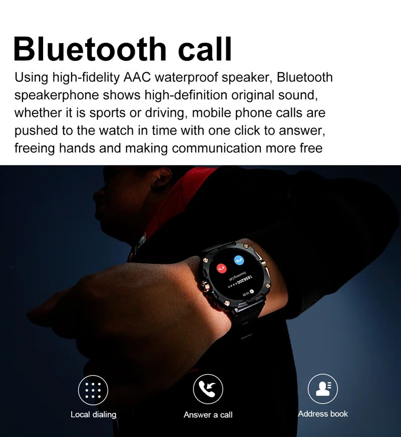 AK71 Steel Strap AMOLED Smart Watch - detail 07