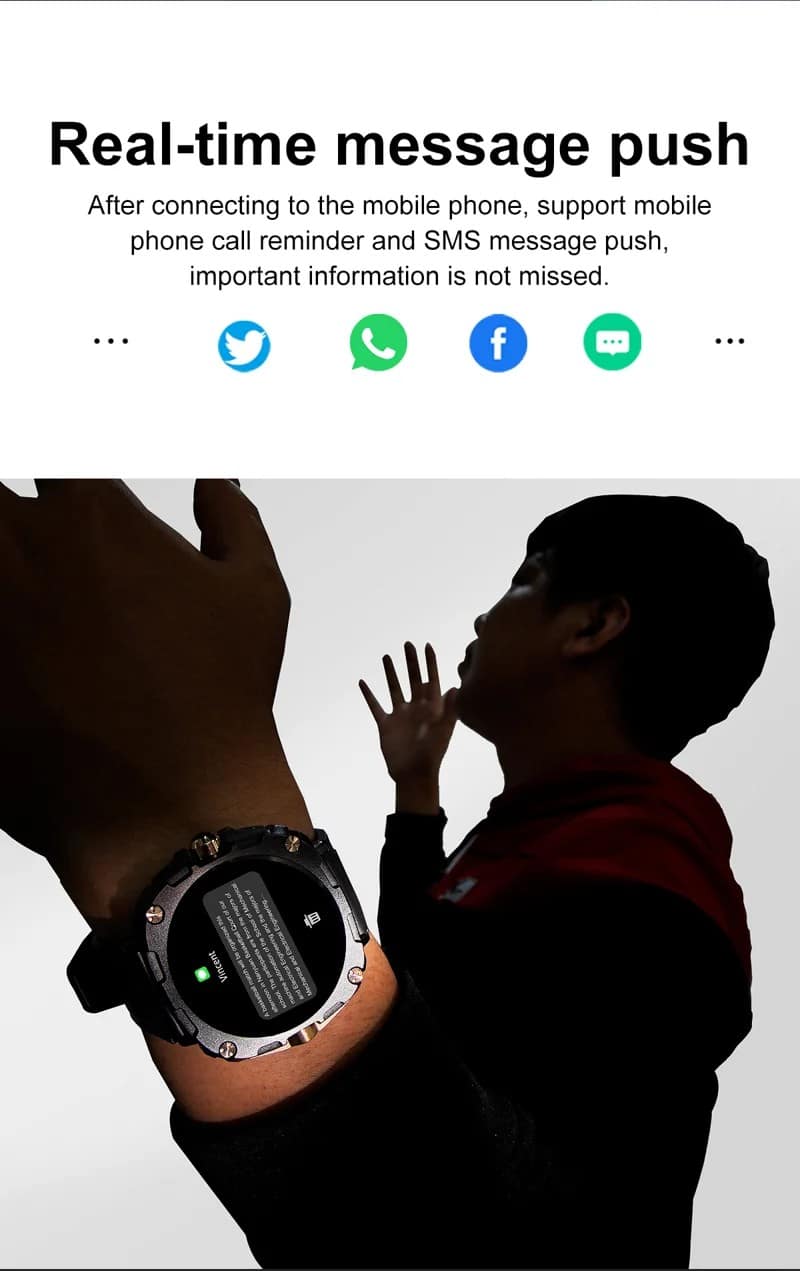 AK71 Steel Strap AMOLED Smart Watch - detail 08