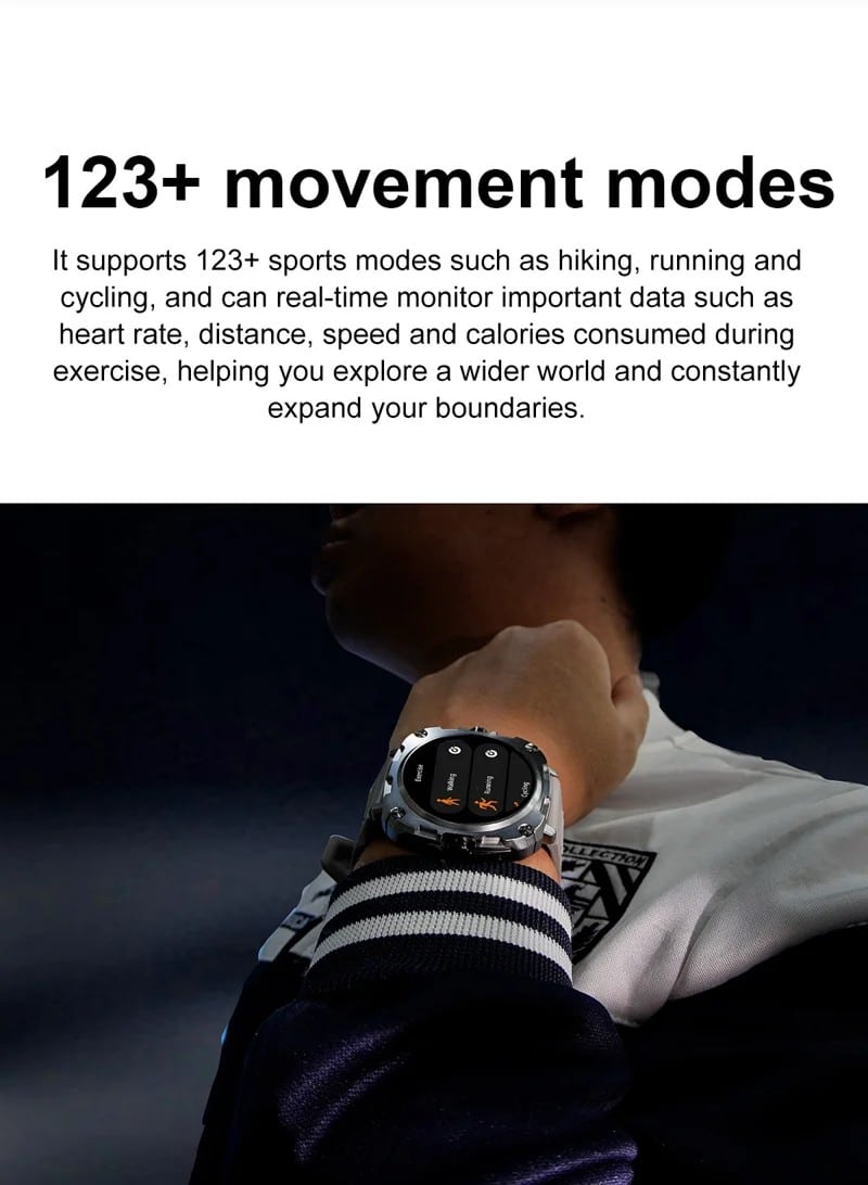 AK71 Steel Strap AMOLED Smart Watch - detail 11