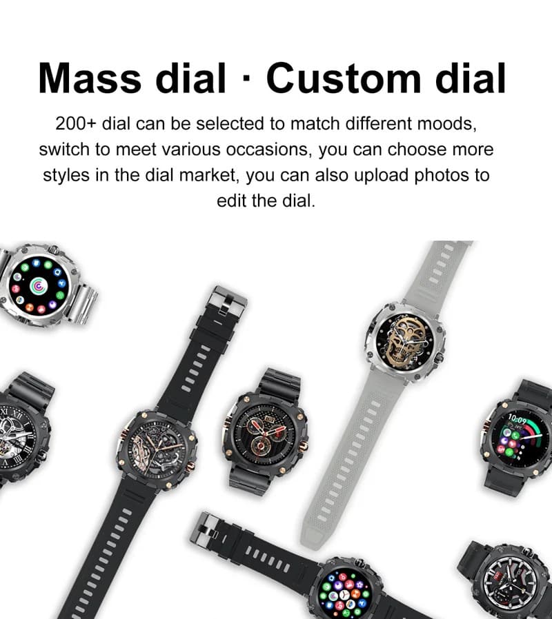 AK71 Steel Strap AMOLED Smart Watch - detail 13